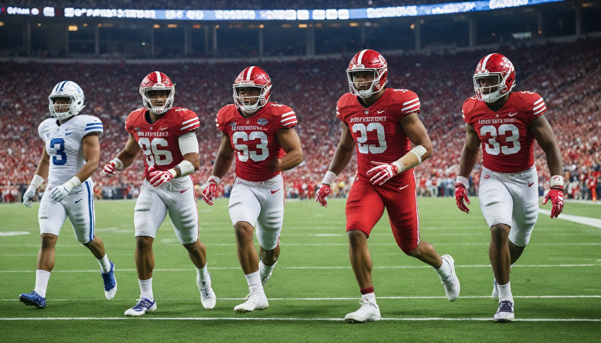 Five college football players seek injunction against NCAA's four-year eligibility limit.