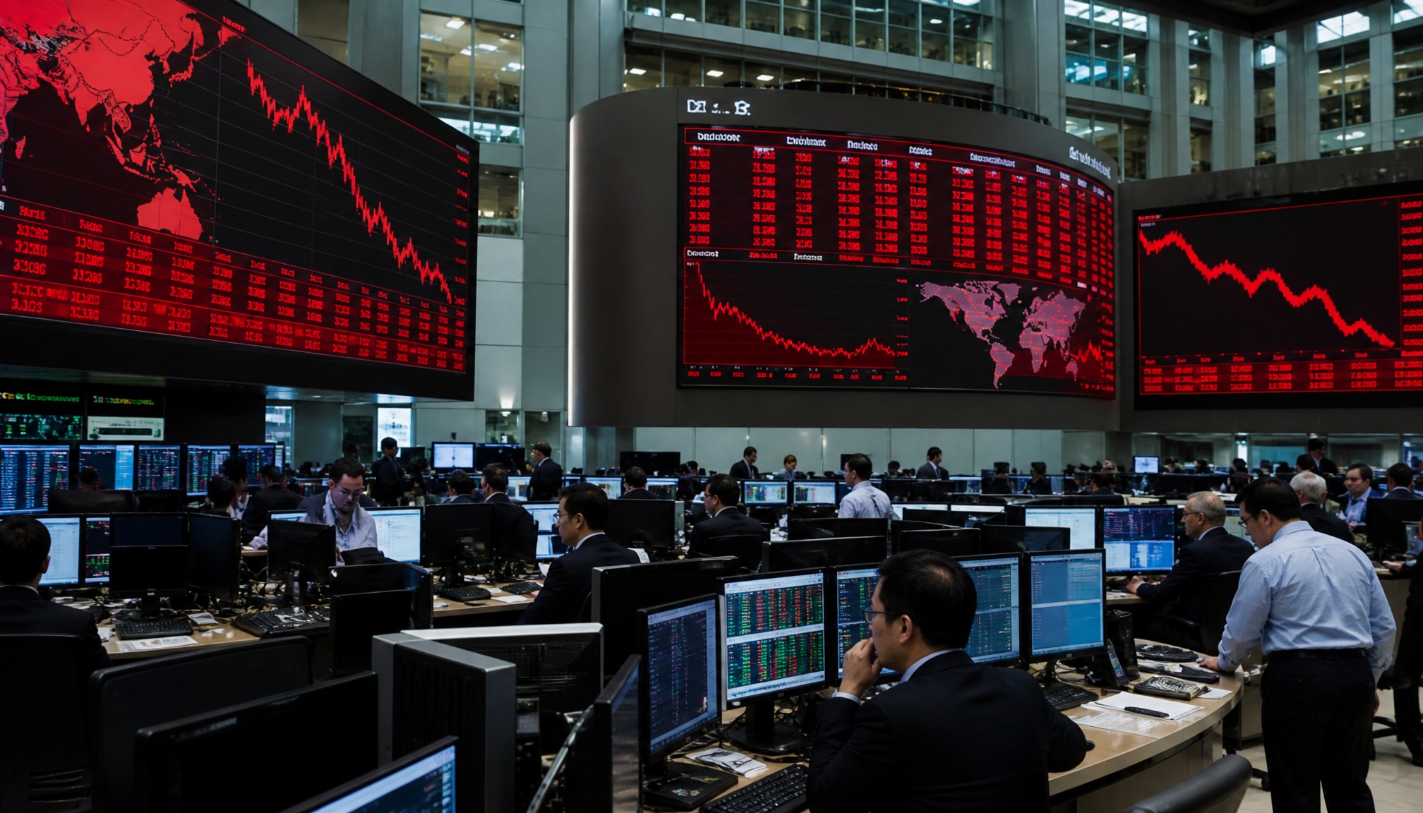 Global Shares Decline as Technology Sell-Off Deepens Amid Inflation Data