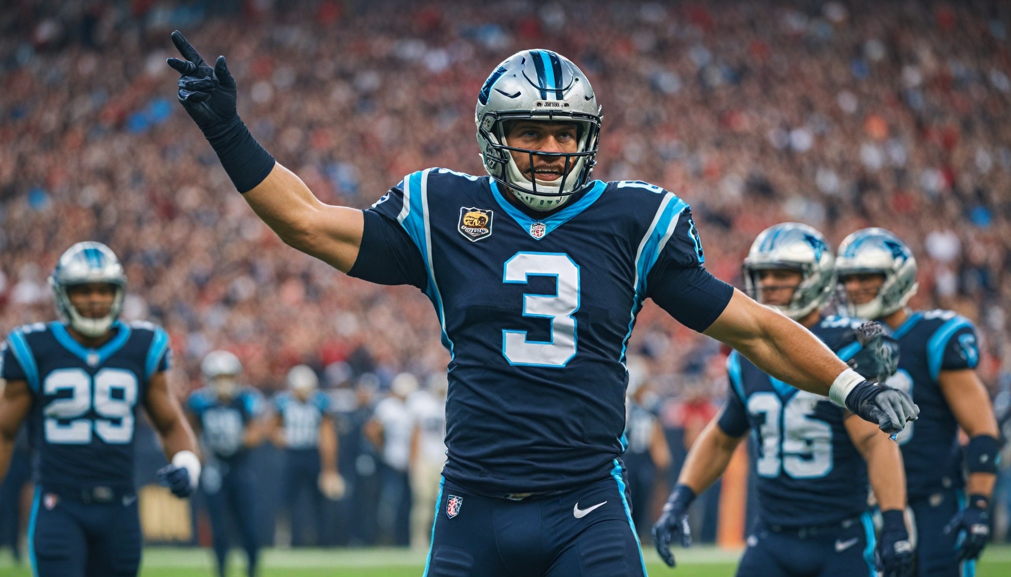 Panthers' Dowdle fined for '2-pump' celebration
