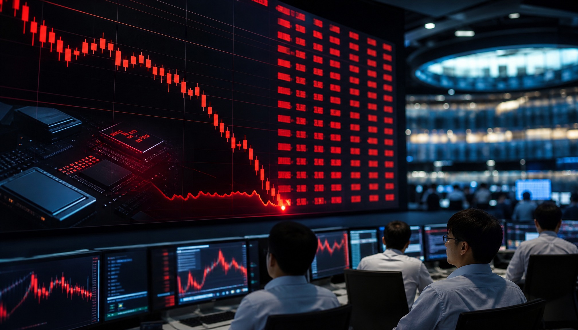 South Korea's KOSPI Plunges Over 8%, Triggering Circuit Breaker Amid Global Tech Selloff